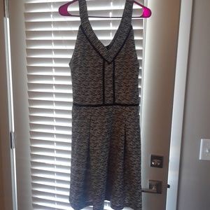 Mossimo Dress Size XL Black and White Print New